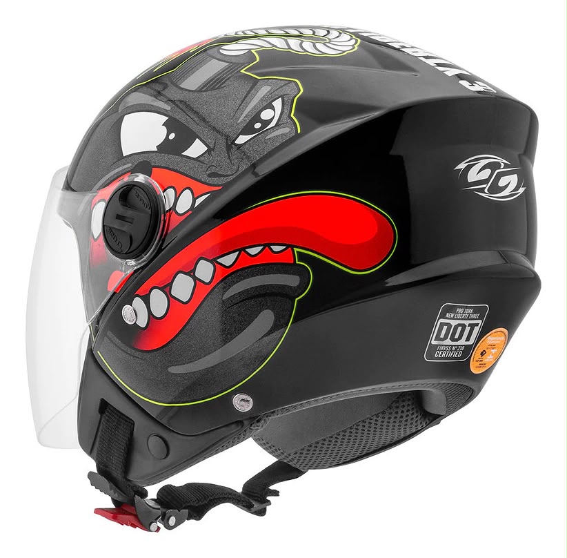 CASCO ABIERTO BOMBA NEGRO BIRILLO  PRO TORK L
