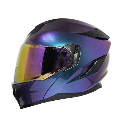 CASCO REBATIBLE EDGE IRIDISCENTE BRILLANTE  L