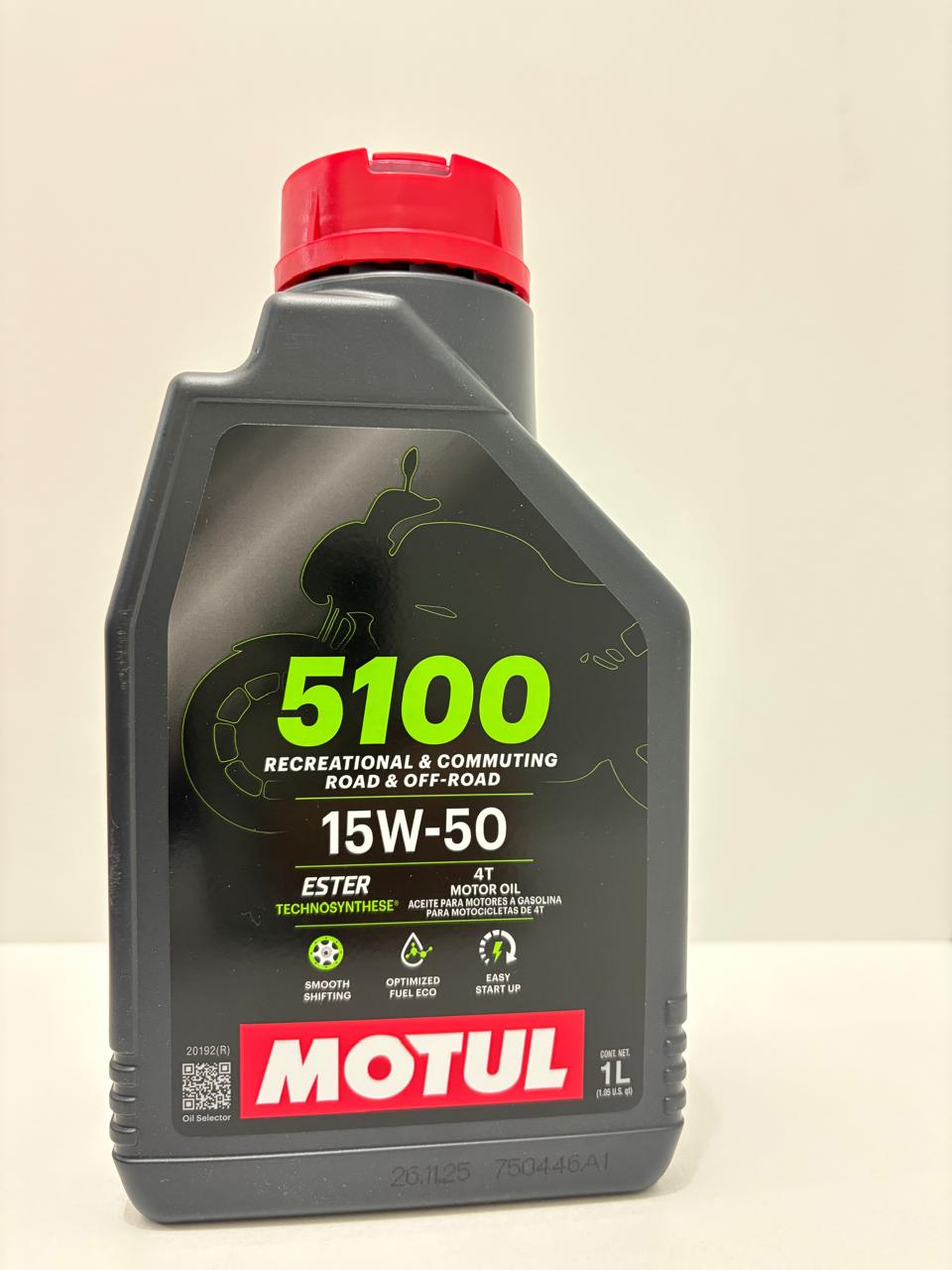 ACEITE 4T MOTUL 5100 15/50 SEMI