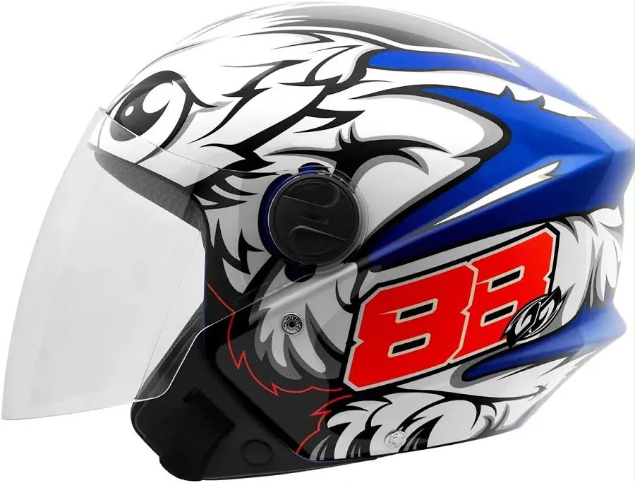 CASCO ABIERTO PRO TORK GP88 AZUL M