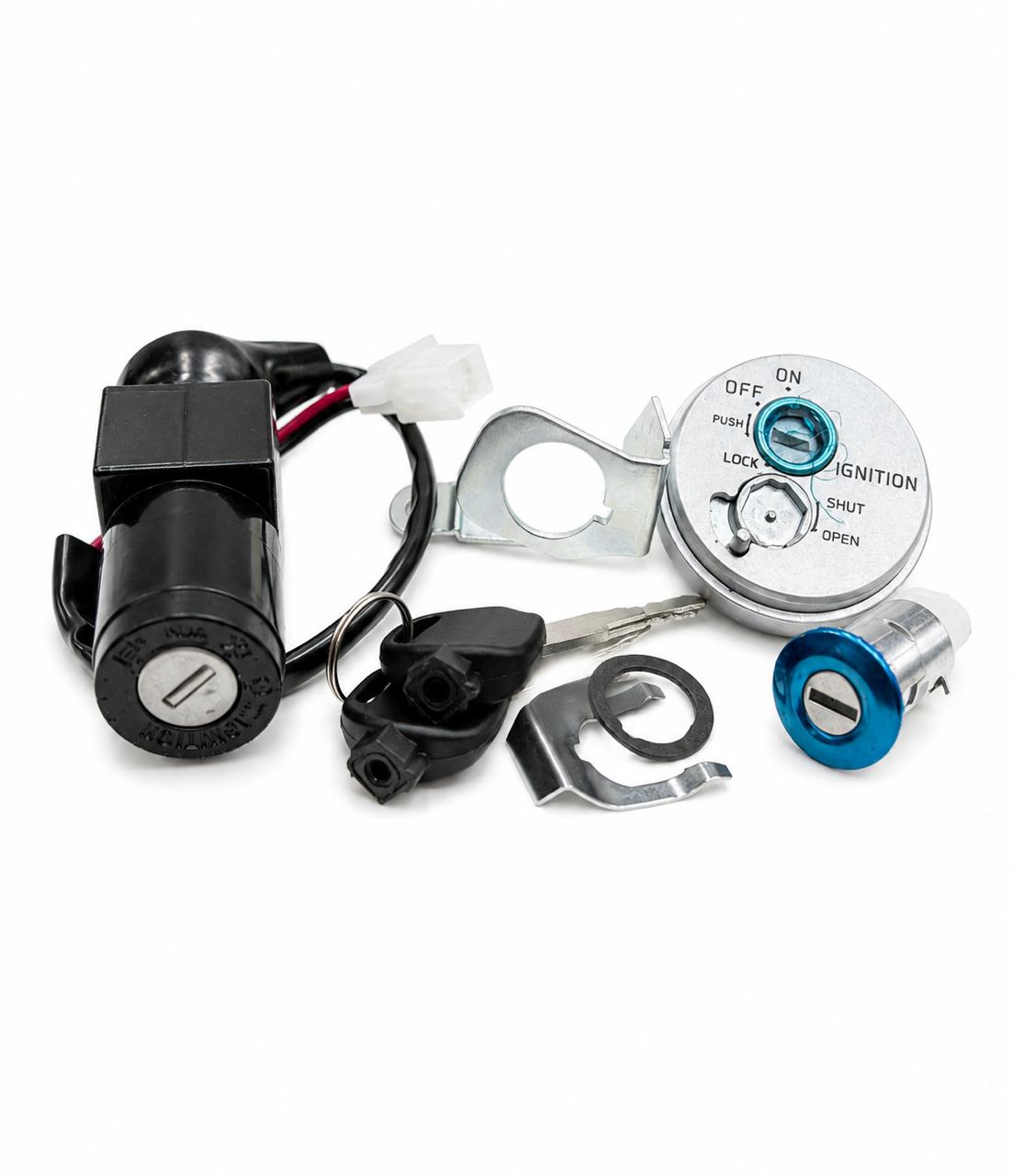 TAMBOR CONTACTO HONDA NEW WAVE + CERRADURA ASIENTO NRO17
