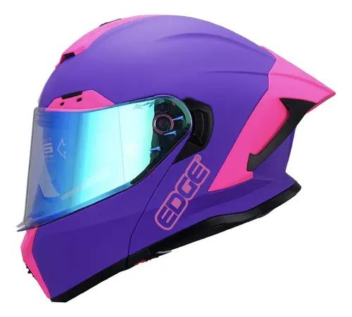 CASCO REBATIBLE EDGE PURPLE PINK MATT L