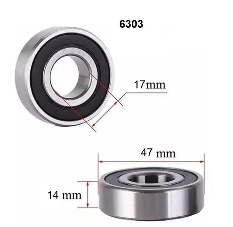 RULEMAN 6303 TRAS XR 150  NRO419
