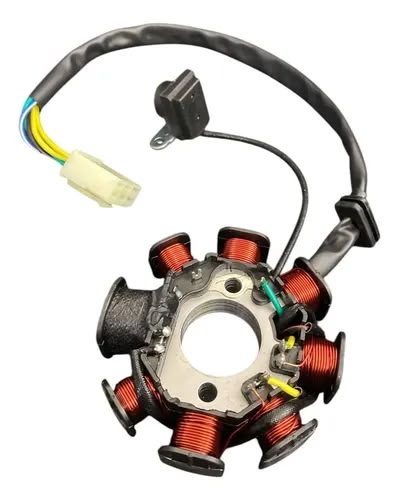 ESTATOR MOTO 110 8 BOBINAS TODO CARGA NRO671