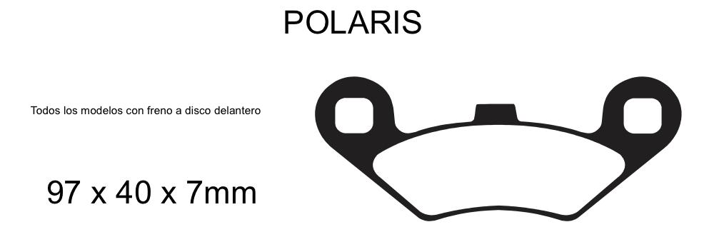 PASTILLA FRENO CUATRI POLARIS NRO77