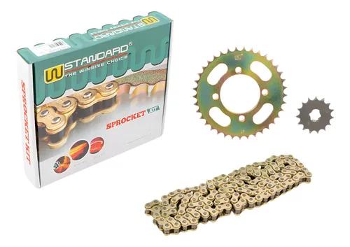 KIT TRASMISION YAMAHA CRYPTO 105 WSTANDARD CADENA CORONA PIÑON