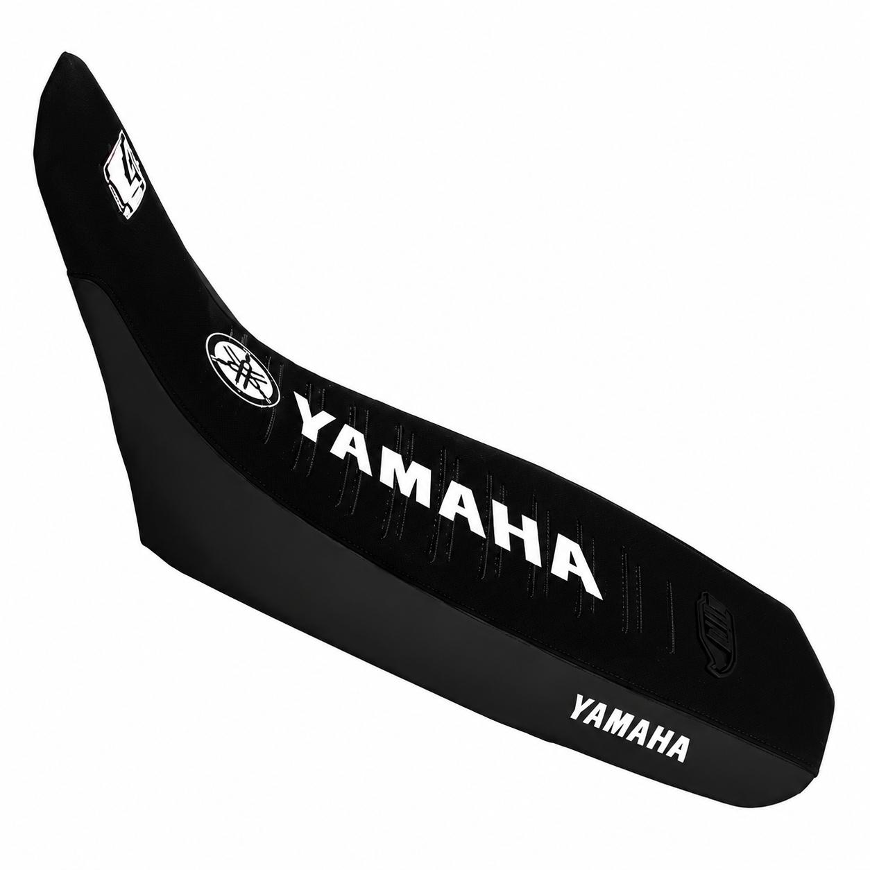 FUNDA ASIENTO ANTIDESLIZANTE YAMAHA XTZ 125 NEGRA CON PALABRA NRO969