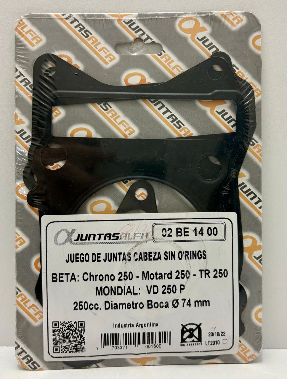 JUNTA BETA CRONO 1/2 JUEGO ALFA NRO868