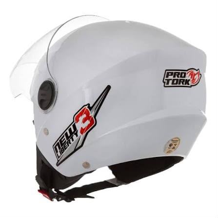CASCO ABIERTO BLANCO LISO PRO TORK M