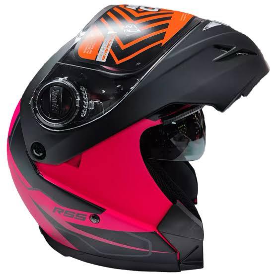 CASCO REBATIBLE HAWK RS5 VECTOR FUCSIA S
