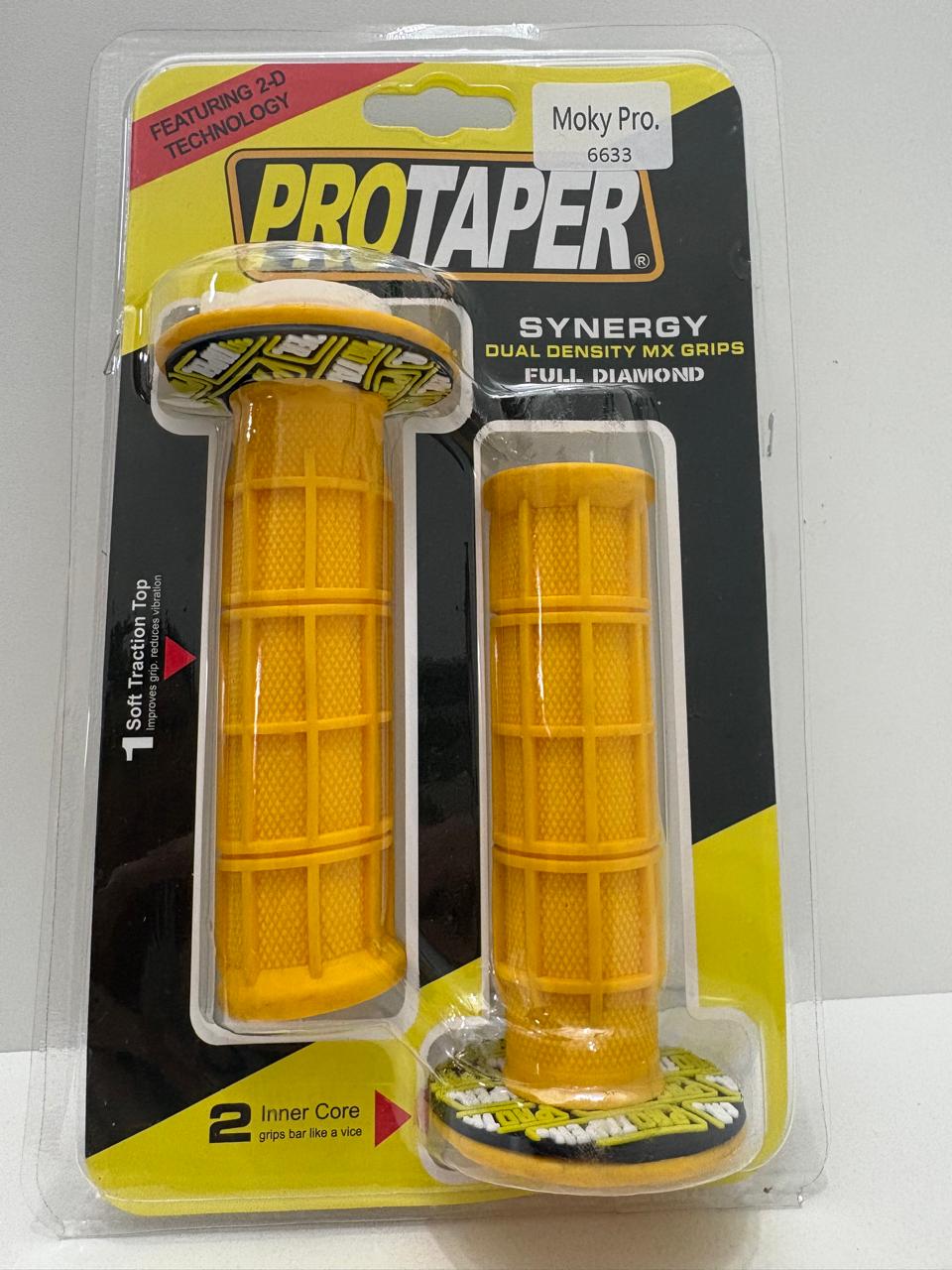 PUÑO PRO TAPER 6633 AMARILLO NRO1023 A NRO1025